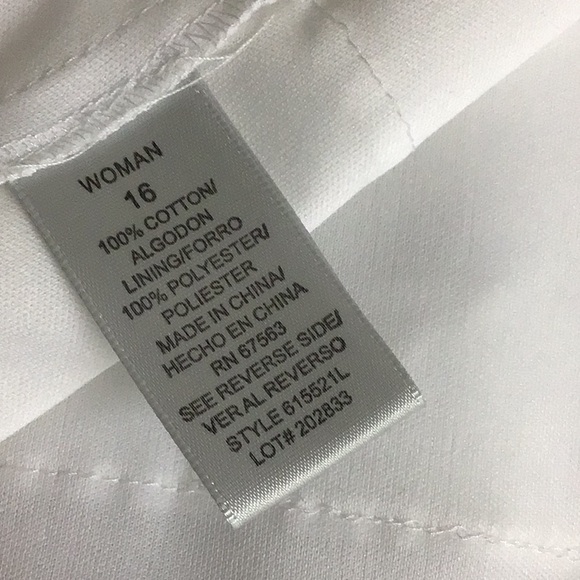 Dress barn dress white size 16 woman - Picture 12 of 16